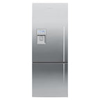  Fisher & Paykel 25-inch, 13.4 cu. ft. Counter-Depth Bottom Freezer Refrigerator with Ice and Water RF135BDLUX4 IMAGE 1