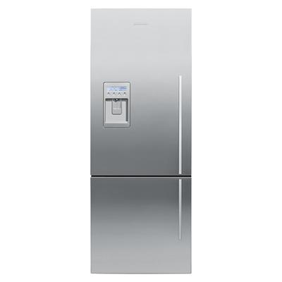  Fisher & Paykel 25-inch, 13.4 cu. ft. Counter-Depth Bottom Freezer Refrigerator with Ice and Water RF135BDLUX4 IMAGE 1