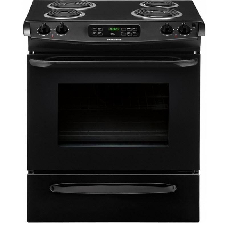  Frigidaire 30-inch Slide-In Electric Range FFES3015PB IMAGE 1