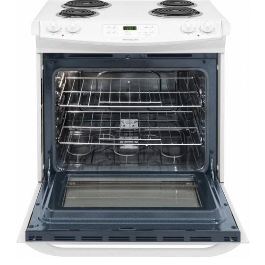  Frigidaire 30-inch Slide-In Electric Range FFES3015PW IMAGE 2