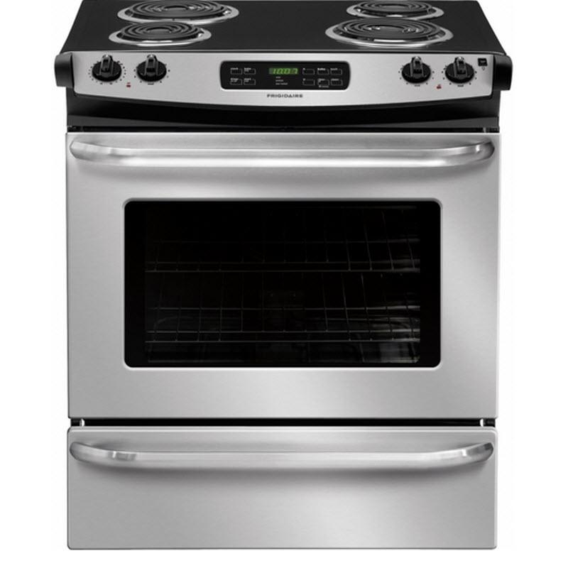  Frigidaire 30-inch Slide-In Electric Range FFES3015PS IMAGE 1