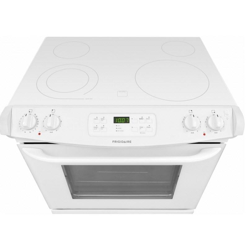  Frigidaire 30-inch Slide-In Electric Range FFES3025PW IMAGE 3