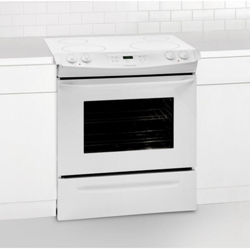 Frigidaire 30-inch Slide-In Electric Range FFES3025PW IMAGE 4
