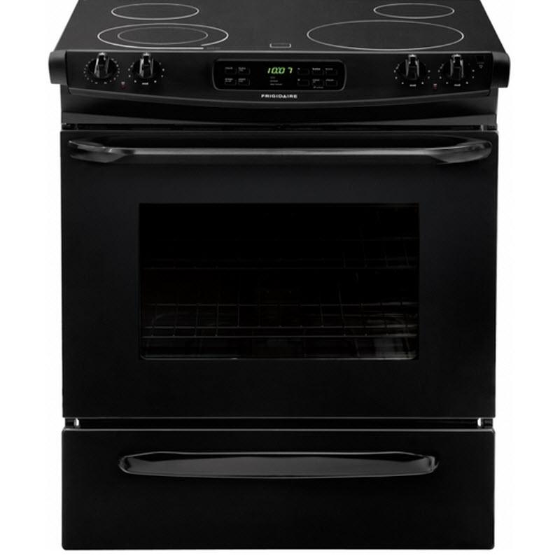  Frigidaire 30-inch Slide-In Electric Range FFES3025PB IMAGE 1