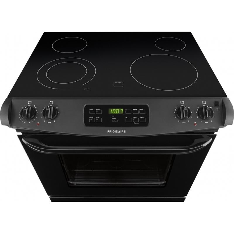  Frigidaire 30-inch Slide-In Electric Range FFES3025PB IMAGE 2