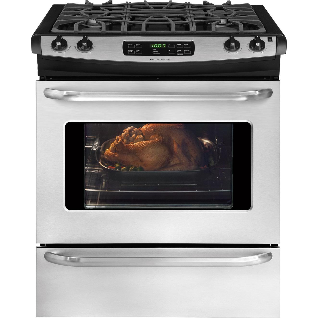  Frigidaire 30-inch Slide-In Gas Range FFGS3025PS IMAGE 4