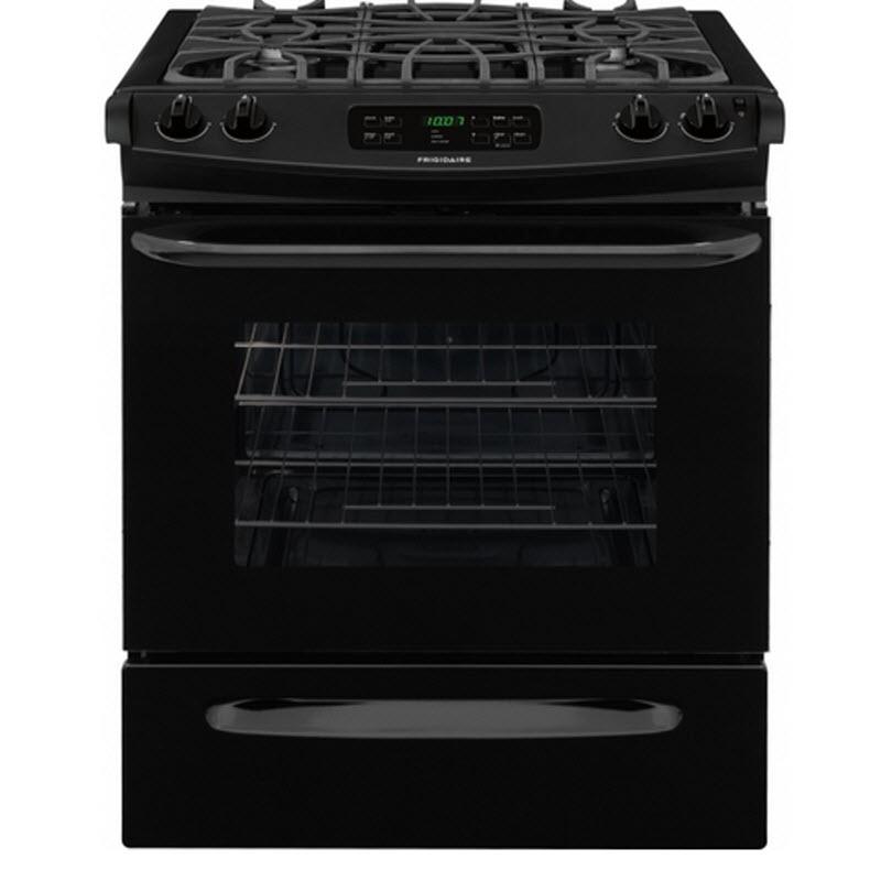  Frigidaire 30-inch Slide-In Gas Range FFGS3025PB IMAGE 1