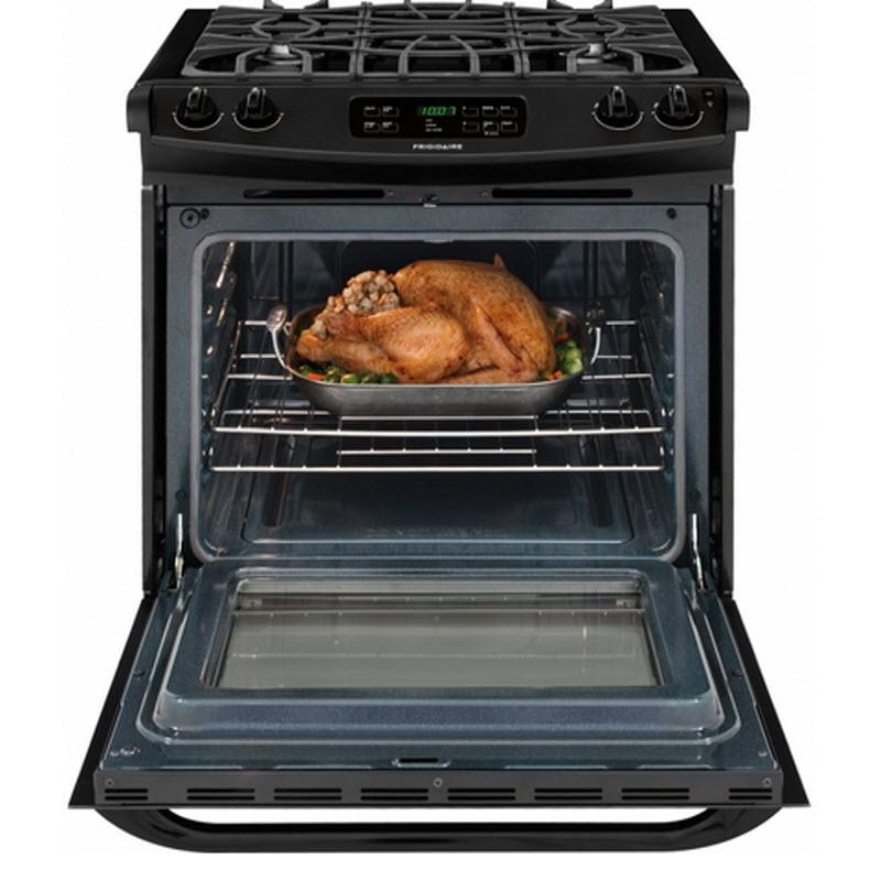  Frigidaire 30-inch Slide-In Gas Range FFGS3025PB IMAGE 3