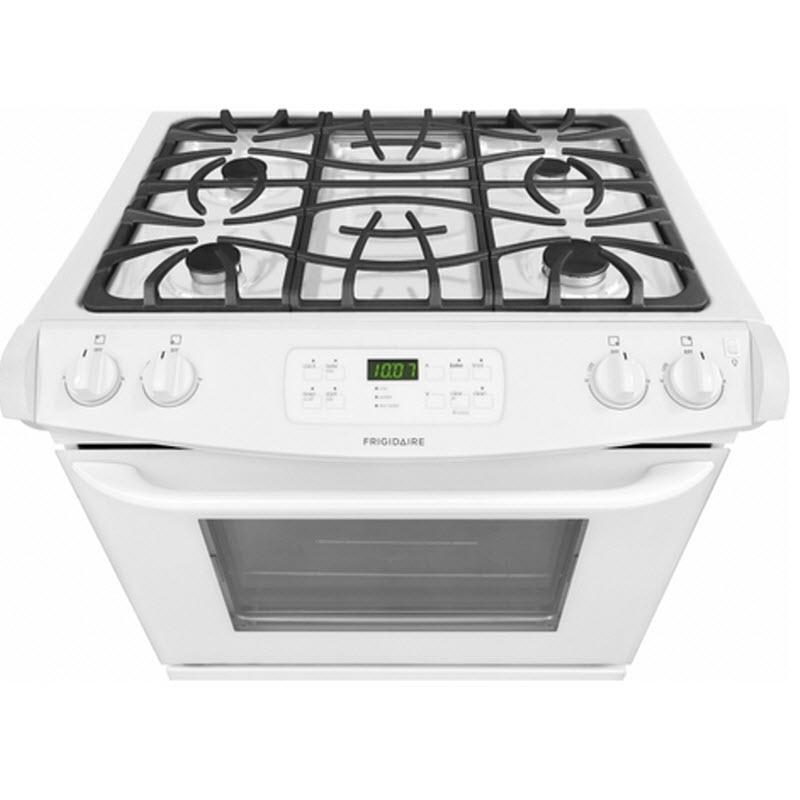  Frigidaire 30-inch Slide-In Gas Range FFGS3025PW IMAGE 2
