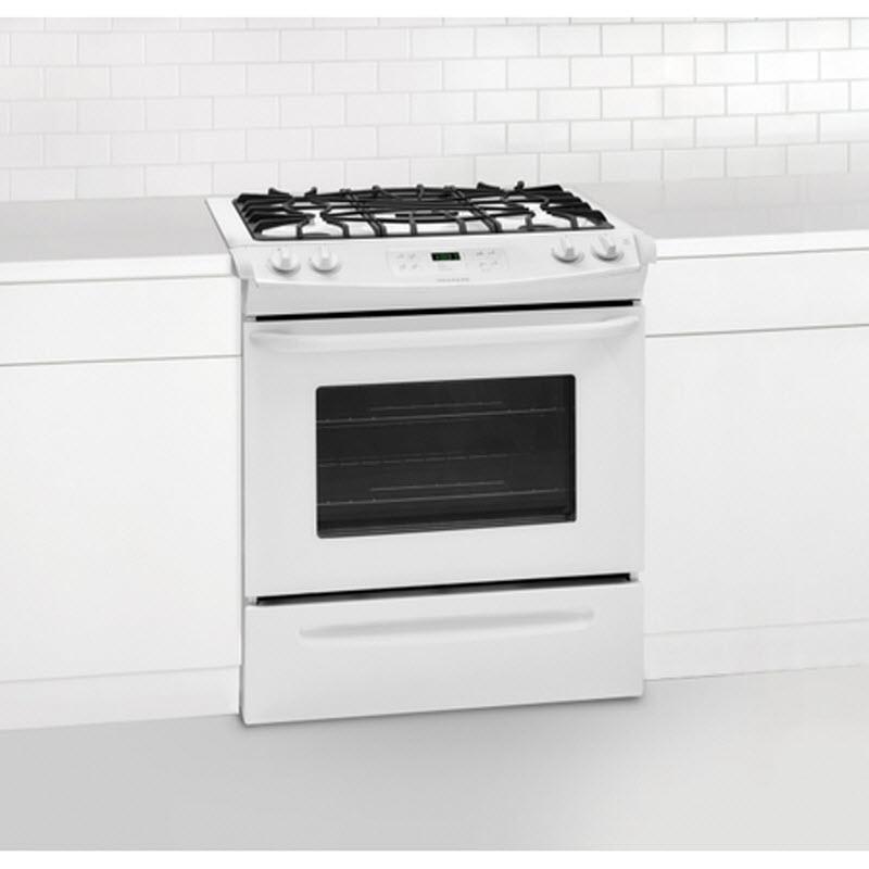 Frigidaire 30-inch Slide-In Gas Range FFGS3025PW IMAGE 4