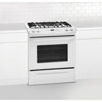 Frigidaire 30-inch Slide-In Gas Range FFGS3025PW IMAGE 4