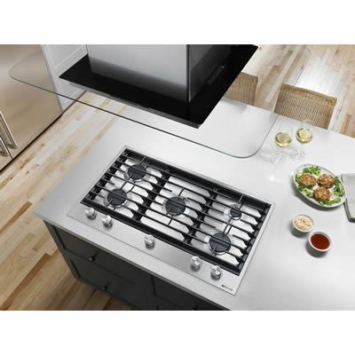  JennAir 36-inch Built-In Gas Cooktop JGC1536BS IMAGE 2