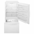  Whirlpool 33-inch, 22 cu. ft. Bottom Freezer Refrigerator with Icemaker WRB322DMBW IMAGE 2