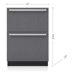  Sub-Zero 3.8 cu.ft. Drawer Freezer with Smart-Touch Technology ID-24F IMAGE 2