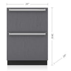 Sub-Zero 3.8 cu. ft. Drawers Freezer ID-24FI IMAGE 2