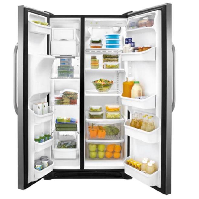  Frigidaire 36-inch, 26 cu. ft. Side-by-Side Refrigerator with Ice and Water FFHS2611PF IMAGE 4