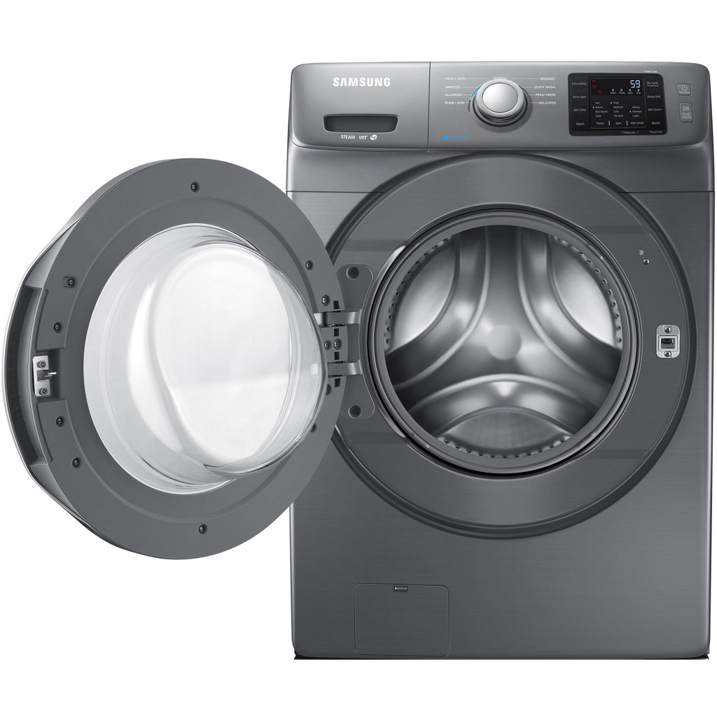  Samsung 4.8 cu. ft. Front Loading Washer with Steam WF42H5200AP/A2 IMAGE 2