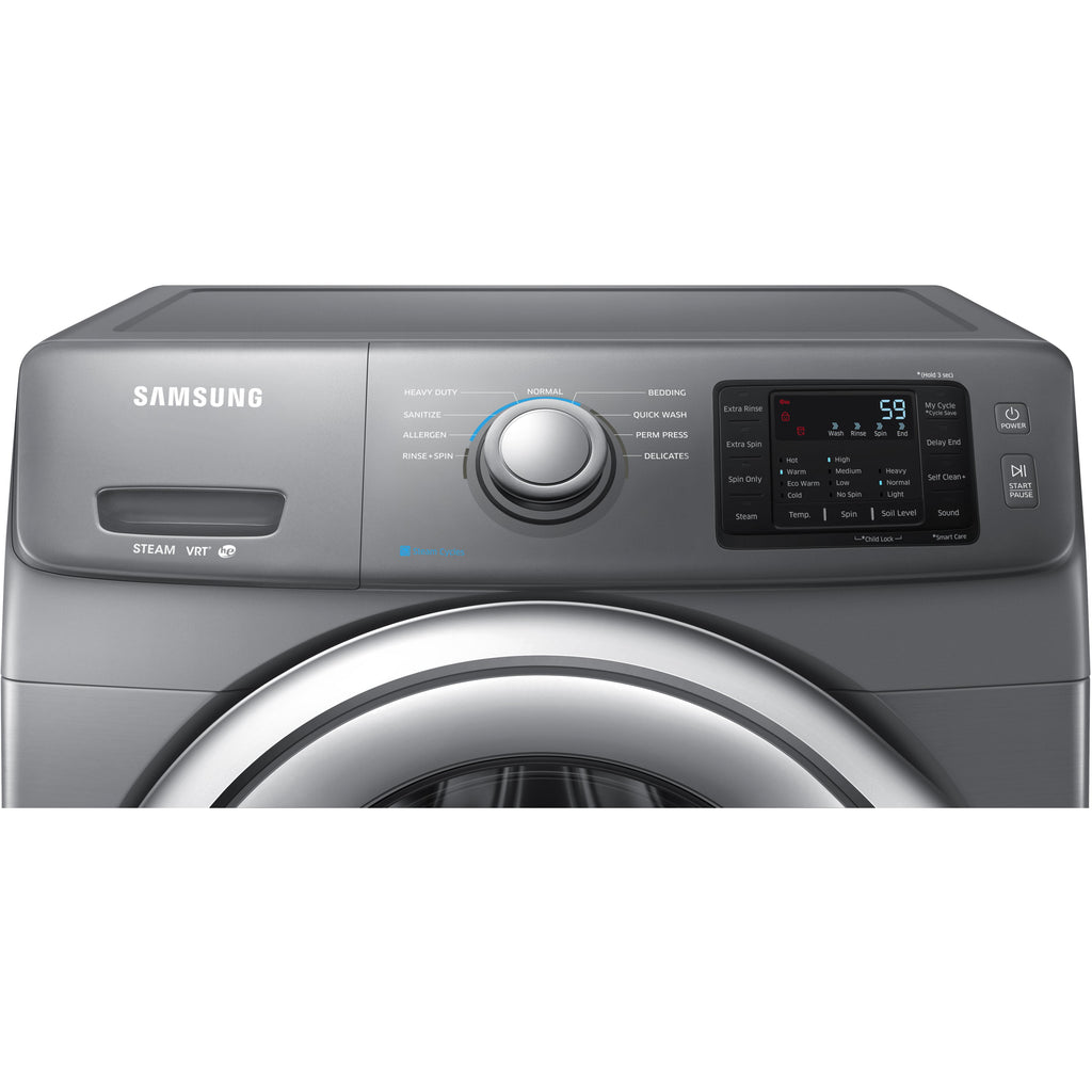  Samsung 4.8 cu. ft. Front Loading Washer with Steam WF42H5200AP/A2 IMAGE 3