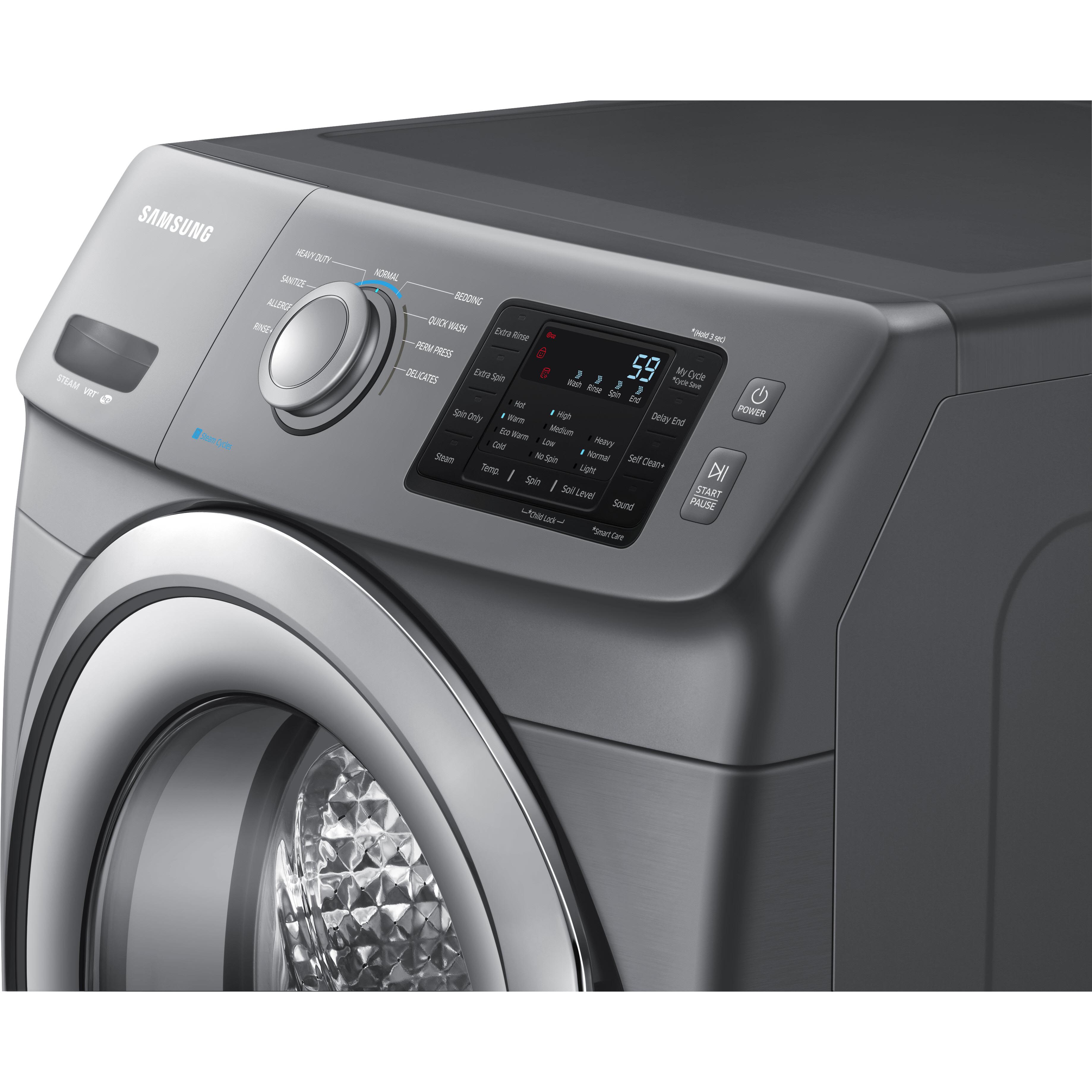  Samsung 4.8 cu. ft. Front Loading Washer with Steam WF42H5200AP/A2 IMAGE 4