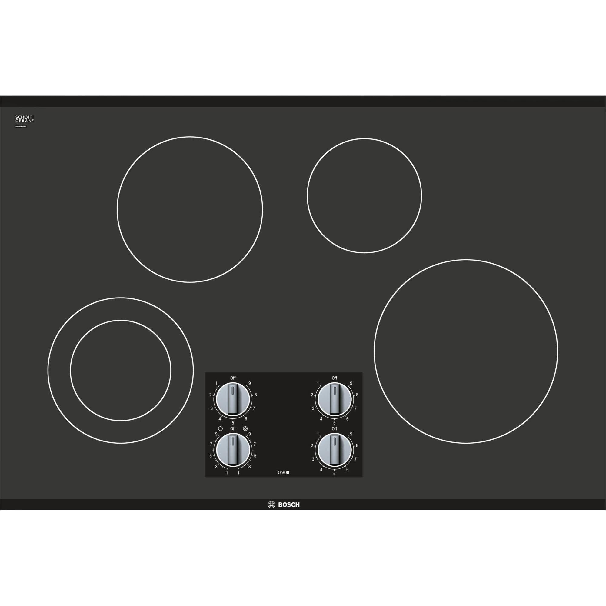  Bosch 30-inch Built-In Electric Cooktop NEM5066UC IMAGE 1