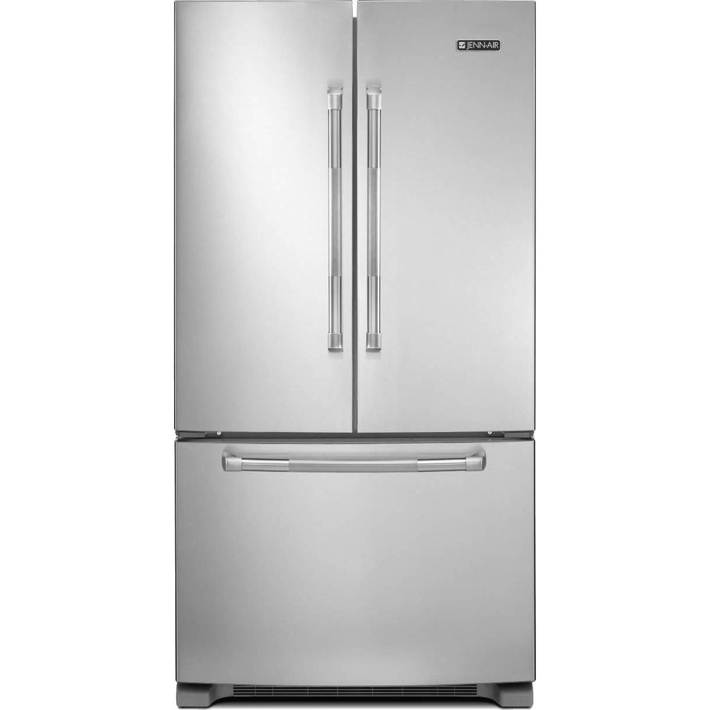  JennAir 36-inch, 20 cu. ft. Counter-Depth French 3-Door Refrigerator with Ice and Water JFC2089BEP IMAGE 1