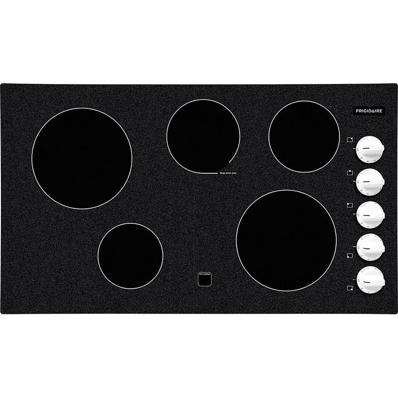  Frigidaire 36-inch Built-In Electric Cooktop FFEC3624PW IMAGE 1
