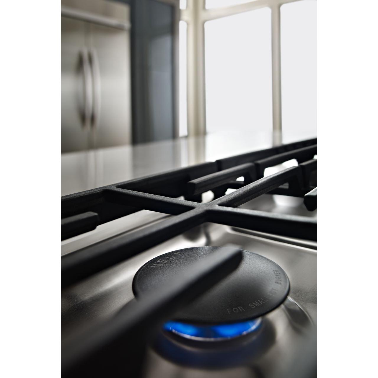  KitchenAid 30-inch Built-In Gas Cooktop with Even-Heat™ Burner KCGS550ESS IMAGE 6