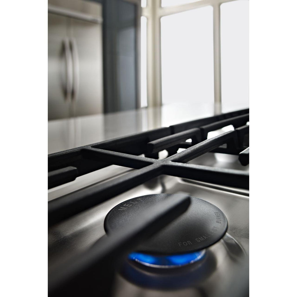  KitchenAid 36-inch Built-in Gas Cooktop with Even-Heat™ Burner KCGS556ESS IMAGE 12