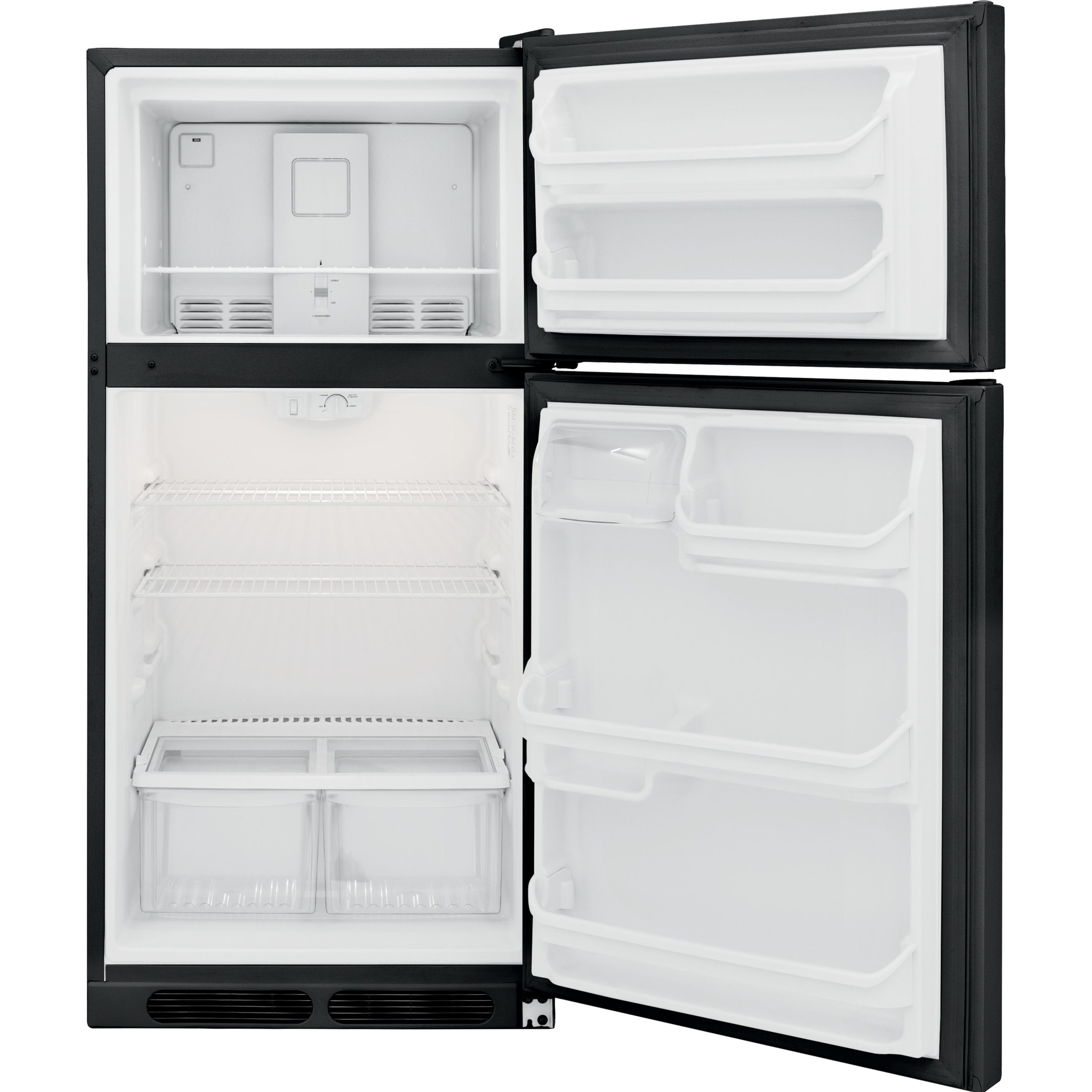  Frigidaire 28-inch, 16.3 cu. ft. Top Freezer Refrigerator FFHT1614QB IMAGE 2