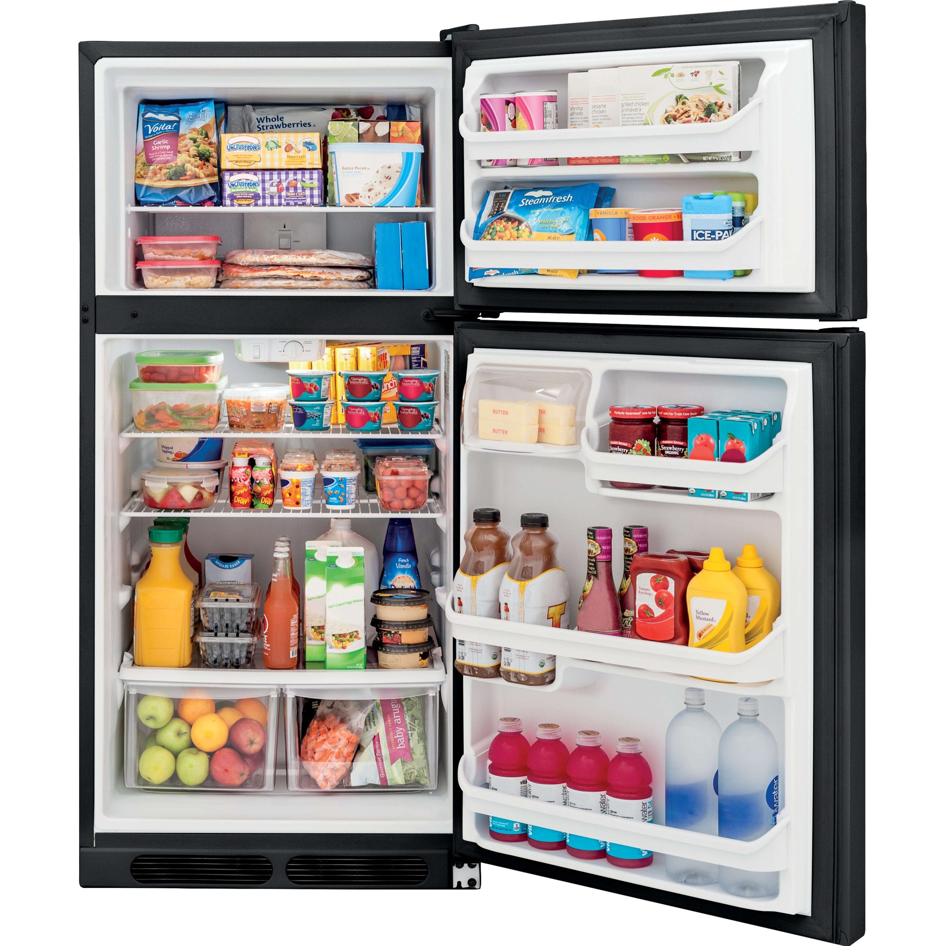  Frigidaire 28-inch, 16.3 cu. ft. Top Freezer Refrigerator FFHT1614QB IMAGE 3