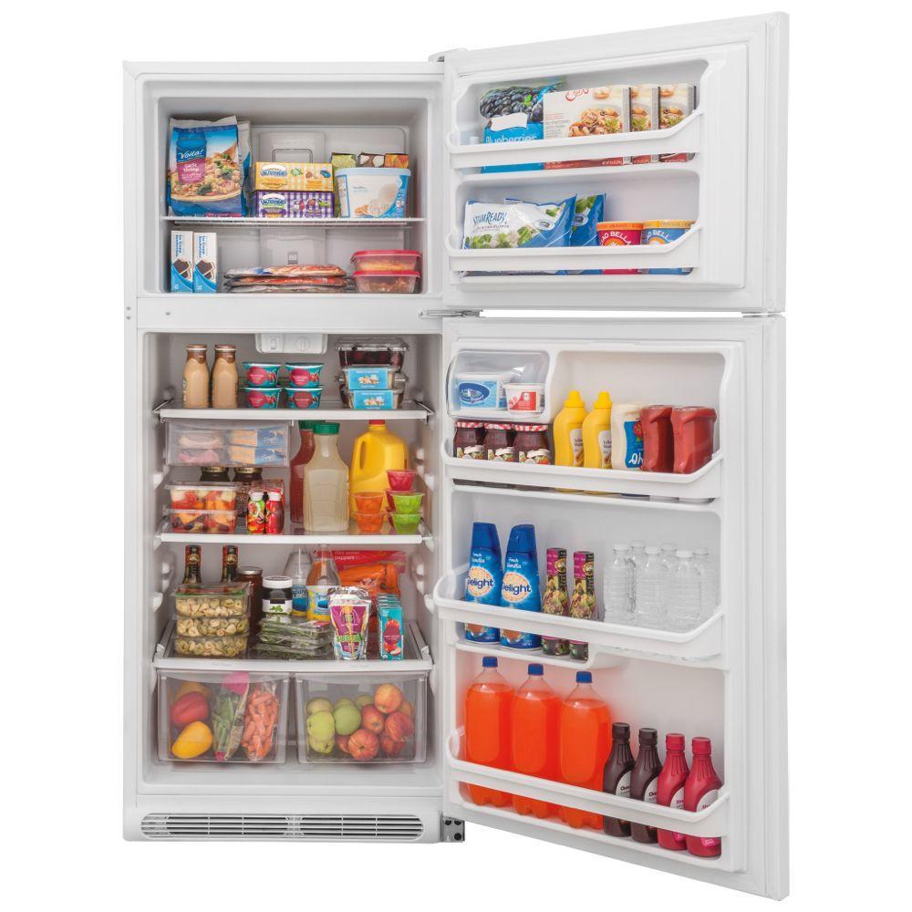  Frigidaire 30-inch, 18 cu. ft. Top Freezer Refrigerator FFTR1821QW IMAGE 3