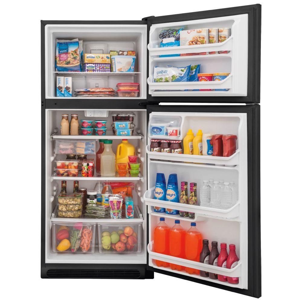  Frigidaire 30-inch, 18 cu. ft. Top Freezer Refrigerator FFTR1821QB IMAGE 3