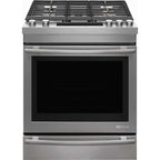  JennAir 30-inch Slide-in Gas Range with Aqualift® Self Cleaning Technology JGS1450DS IMAGE 1