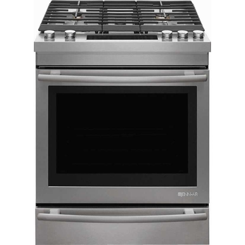  JennAir 30-inch Slide-in Gas Range with Aqualift® Self Cleaning Technology JGS1450DS IMAGE 1