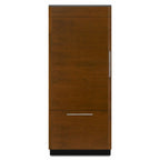  JennAir 36-inch, 20.9 cu.ft. Built-in Bottom Freezer Refrigerator with Obsidian Interior JB36NXFXLE IMAGE 1