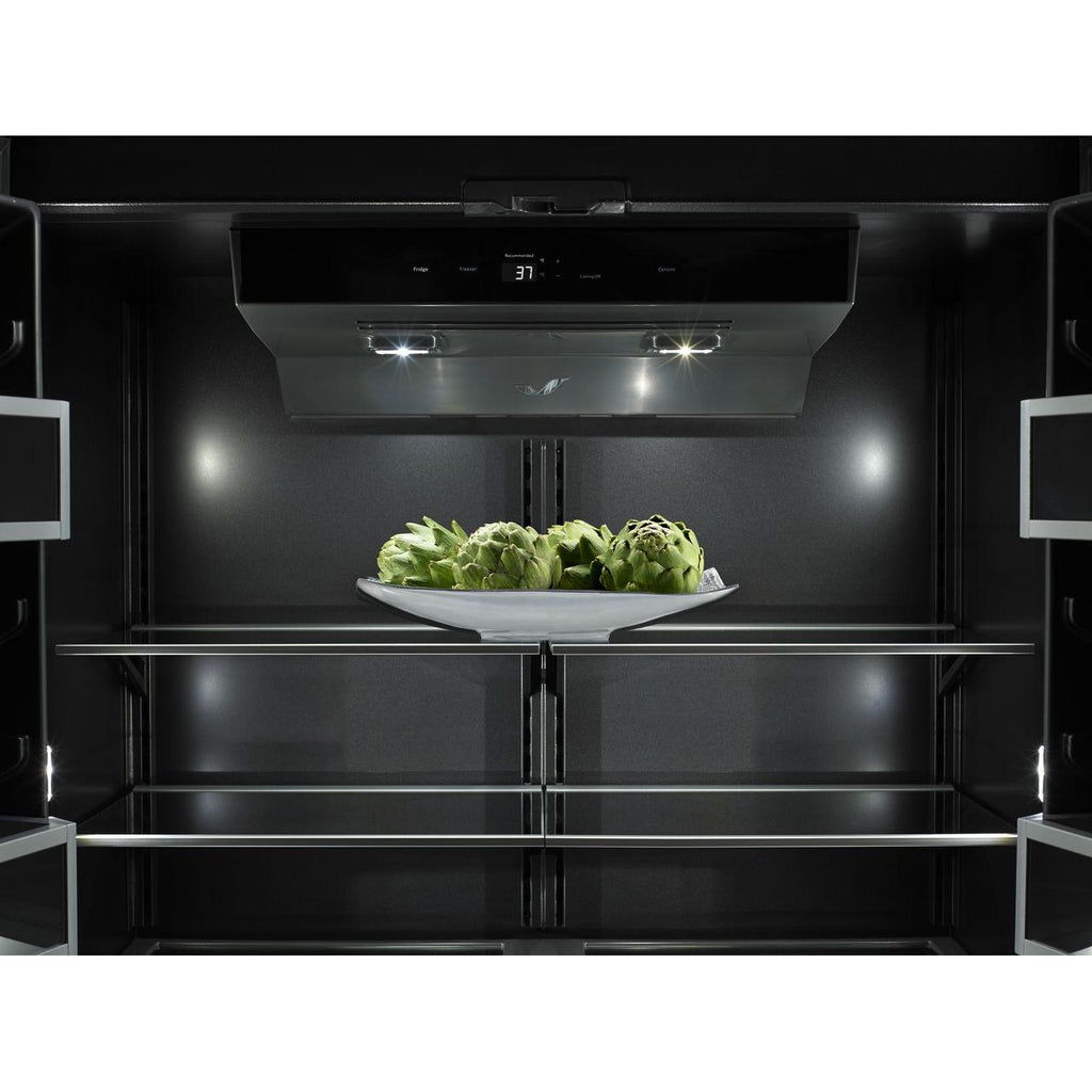  JennAir 36-inch, 20.9 cu.ft. Built-in Bottom Freezer Refrigerator with Obsidian Interior JB36NXFXRE IMAGE 10