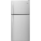  Whirlpool 30-inch, 18.2 cu.ft. Freestanding Top Freezer Refrigerator with Flexi-Slide™ Bin WRT318FZDM IMAGE 1
