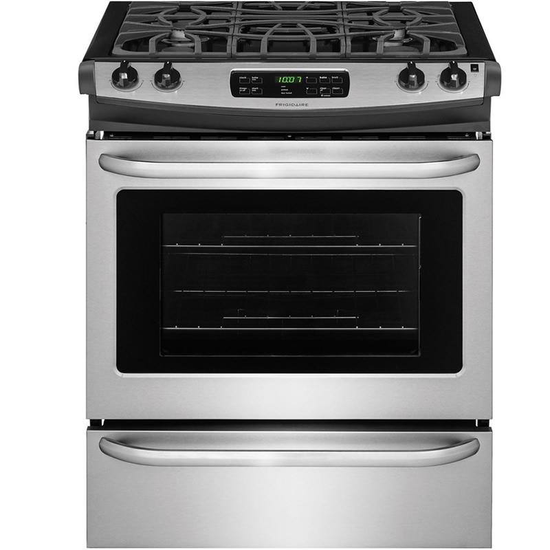  Frigidaire 30-inch Slide-In Gas Range LFGS3025PF IMAGE 1