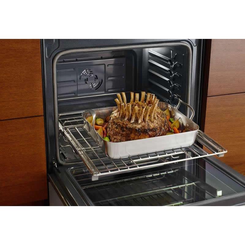  JennAir 30-inch Slide-in Electric Range with Triple-Choice™ Element JES1450DB IMAGE 2