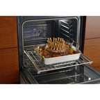  JennAir 30-inch Slide-in Electric Range with Triple-Choice™ Element JES1450DB IMAGE 2