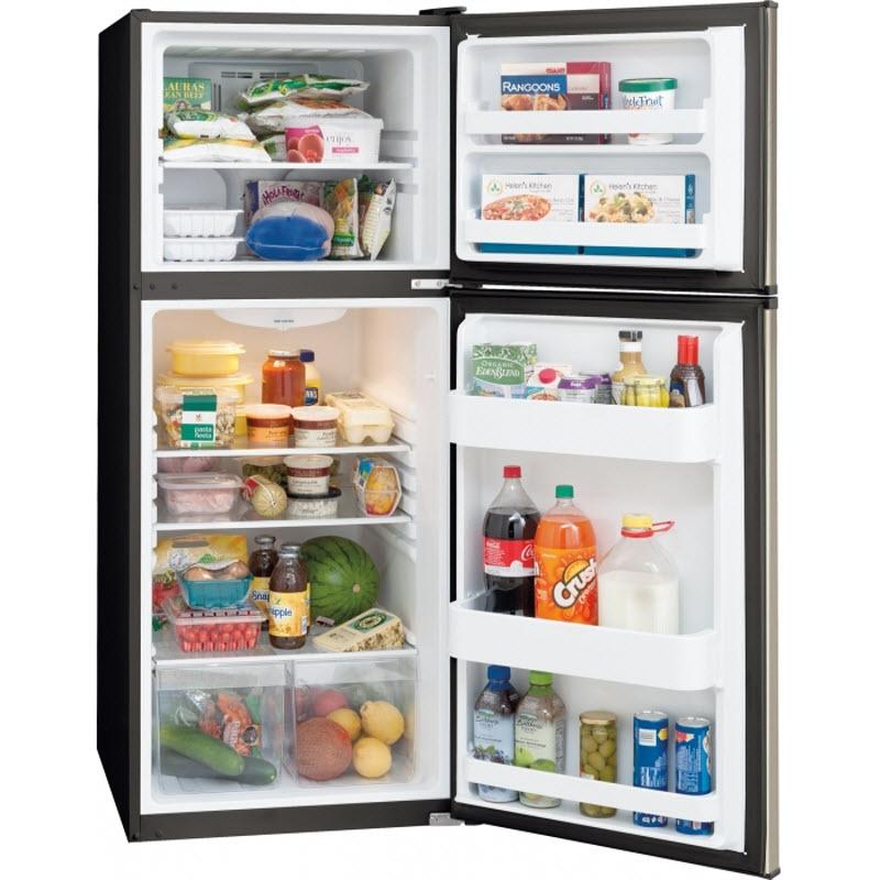  Frigidaire 24-inch, 11.5 cu. ft. Top Freezer Refrigerator FFET1222QS IMAGE 8