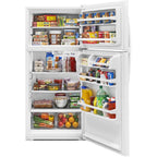  Whirlpool 28-inch, 14.3 cu. ft. Top Freezer Refrigerator WRT314TFDW IMAGE 4
