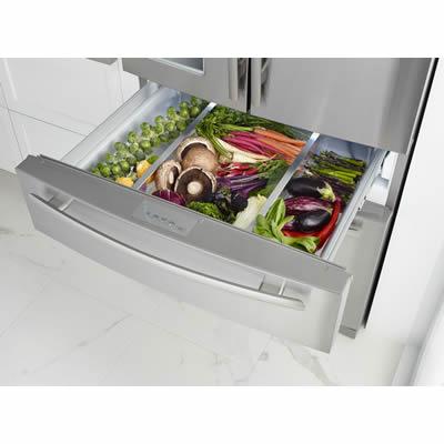 JennAir 36-inch, 26.2 cu. ft. French 4-Door Refrigerator with Ice and Water JFX2897DRP IMAGE 2