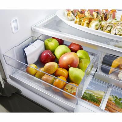  JennAir 36-inch, 26.2 cu. ft. French 4-Door Refrigerator with Ice and Water JFX2897DRP IMAGE 3