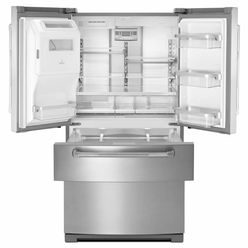  JennAir 36-inch, 26.2 cu. ft. French 4-Door Refrigerator with Ice and Water JFX2897DRP IMAGE 6