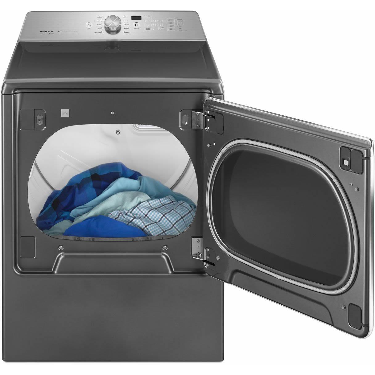  Maytag 8.8 cu. ft. Electric Dryer with Steam YMEDB855DC IMAGE 3