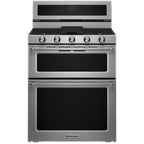  KitchenAid 30-inch Freestanding Dual-Fuel Range KFDD500ESS IMAGE 1