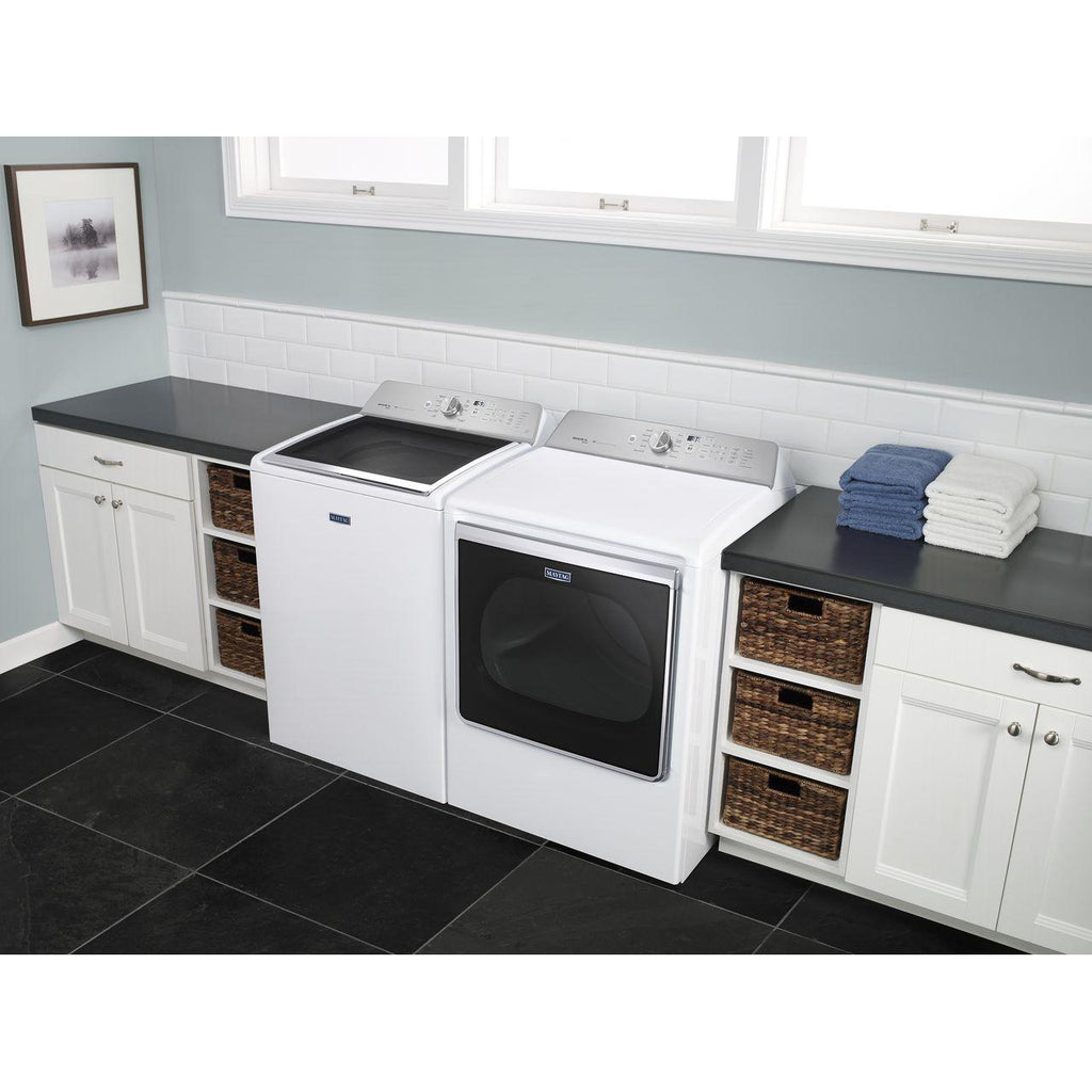  Maytag 8.8 cu. ft. Electric Dryer with Steam MEDB855DW IMAGE 4