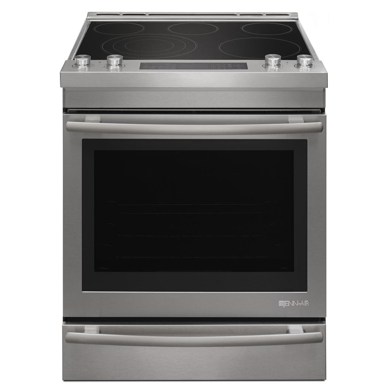  JennAir 30-inch Slide-in Electric Range with Triple-Choice™ Element JES1450CDS IMAGE 1