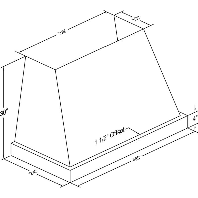  Vent-A-Hood 48-inch Wall Mount Range Hood JPH248/C2SS IMAGE 2